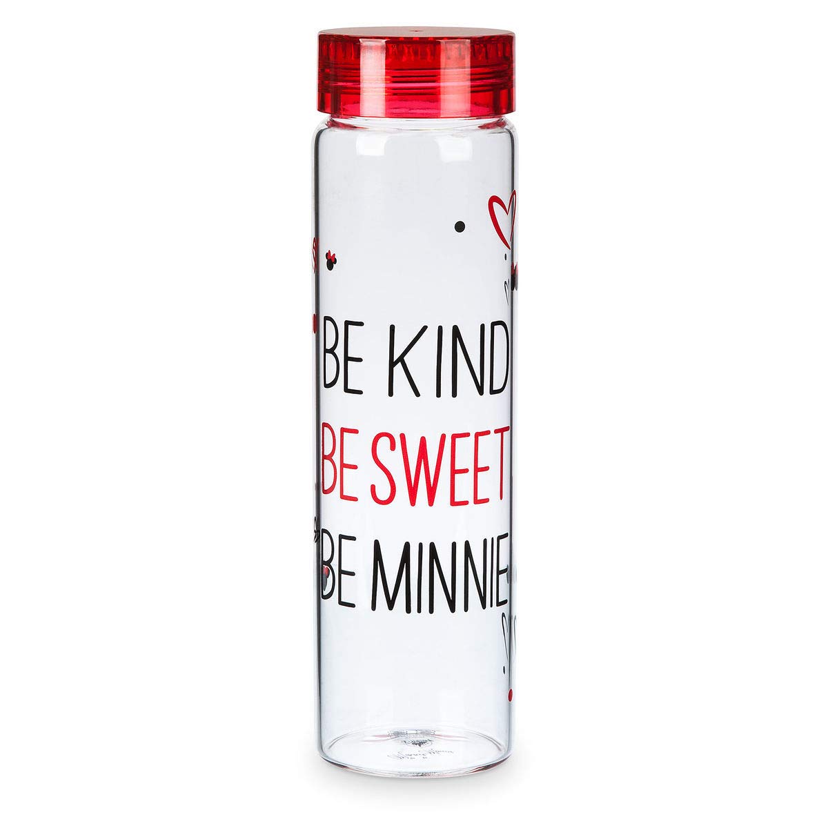 Disney Minnie Mouse Water Bottle - Insulated Stainless Steel with Straw, Cute & Motivational 