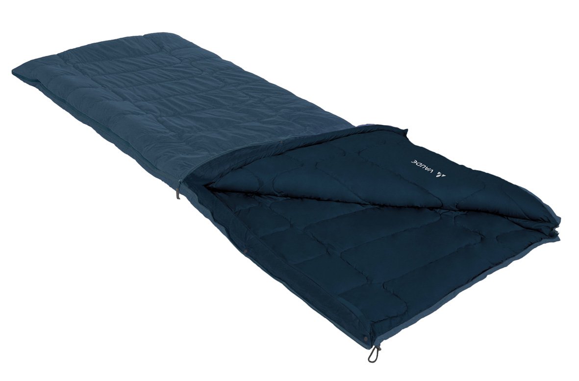 VAUDE Navajo 100 Syn Lightweight Synthetic Mummy Sleeping Bag - Compact & Breathable for Summer Camping, Backpacking & Outdoor Adventures