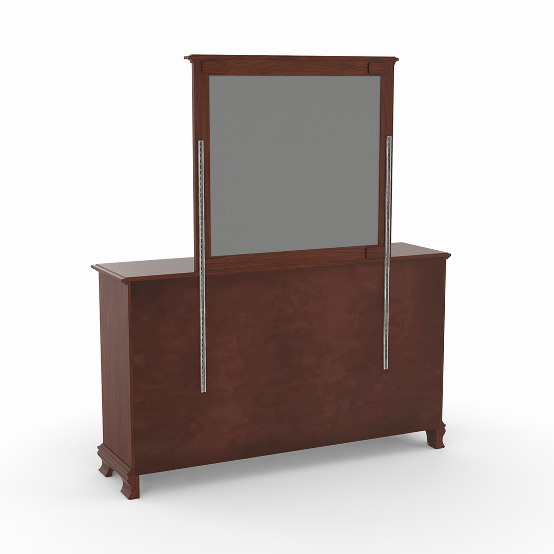 Amish Classic Double Dresser - Solid Wood 6-Drawer Chest for Bedroom, Living Room & Nursery Storage | Durable Handcrafted Furniture for Home Organization