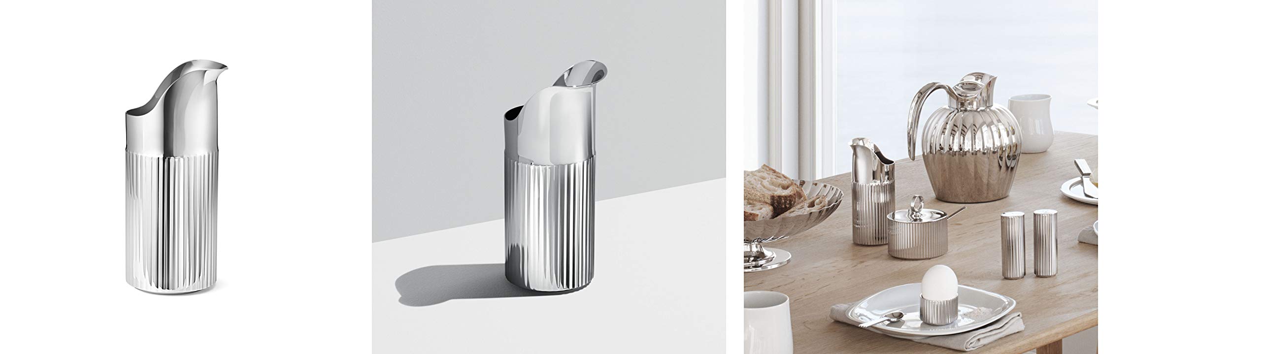 Georg Jensen Bernadotte Creamer - Elegant Stainless Steel Milk Jug for Coffee & Tea - Perfect for Dining, Entertaining & Kitchen Decor