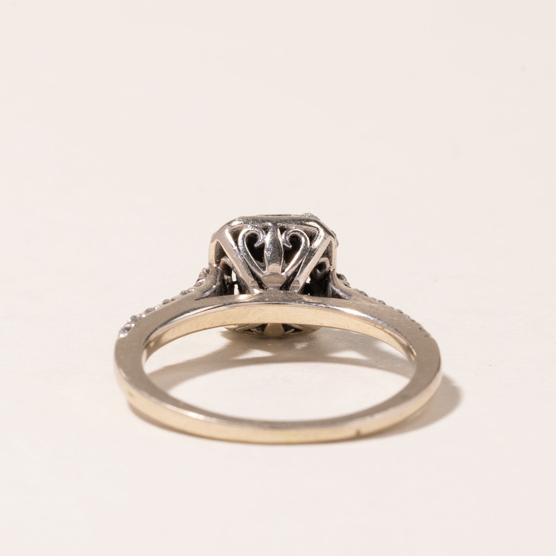 14K White Gold Diamond Ring - 0.77 Carat Total Weight (CTW) | Size 6 | Elegant Engagement & Wedding Band for Women | Perfect for Proposals, Anniversaries & Special Occasions
