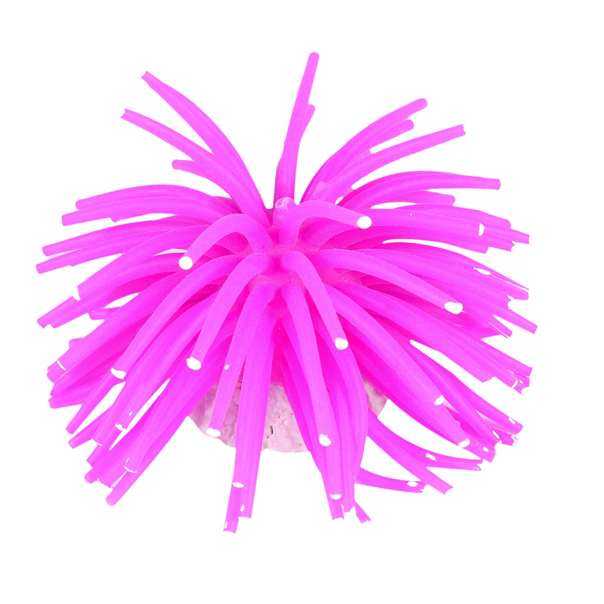 iplusmile Artificial Sea Urchin Coral Aquarium Decor - Purple Elastic Coral Fish Tank Ornament for Saltwater & Freshwater Tanks | Perfect for Aquascaping, Reef Tanks, and Marine Habitat Decoration