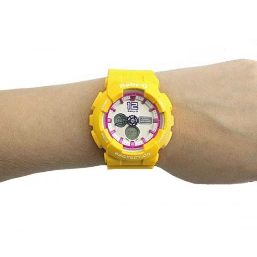 Casio Baby-G BA-120-9BDR Digital Sport Watch for Women - Shock Resistant, Water Resistant, Stylish & Durable - Perfect for Running, Swimming & Outdoor Activities