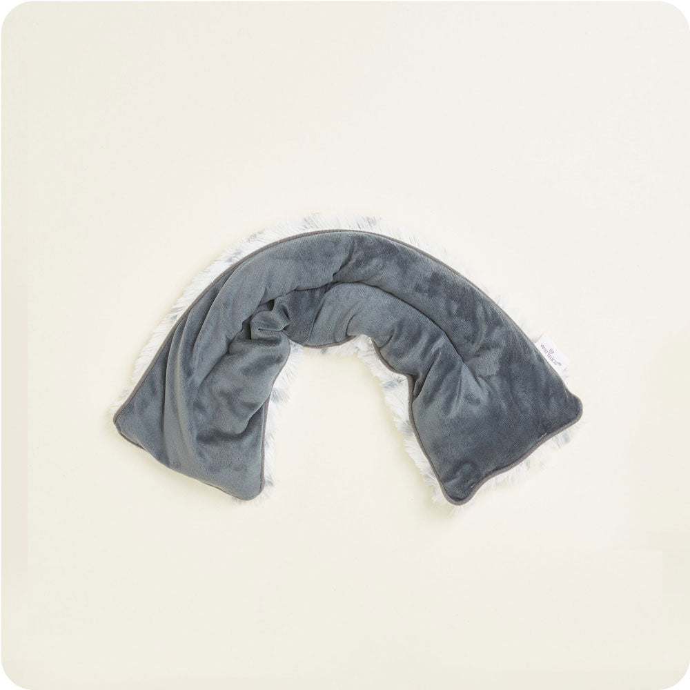 Snowy Warmies Neck Wrap - Soft & Cozy Microwaveable Heating Pad for Neck Pain Relief - Perfect for Cold Weather, Relaxation & Stress Relief at Home or Office