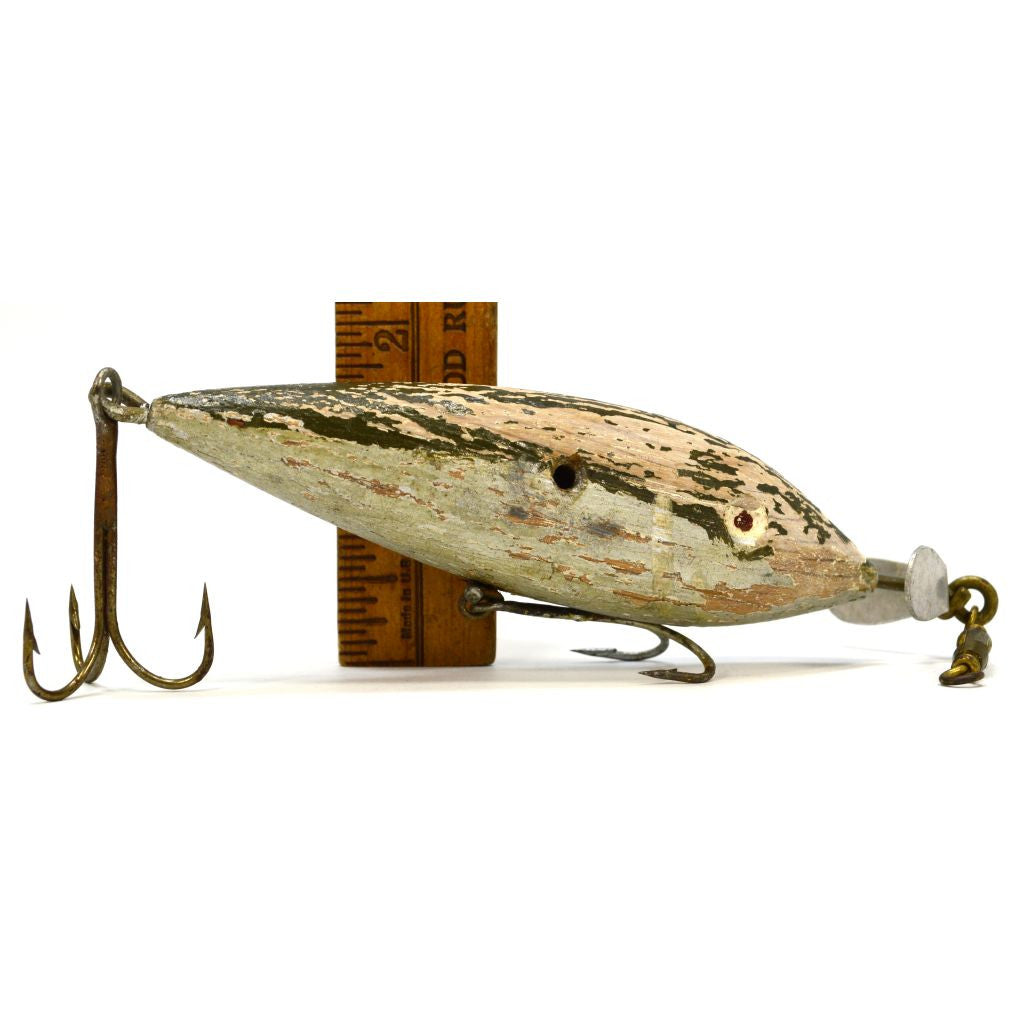 Vintage Wooden Fishing Lure - Handmade 5