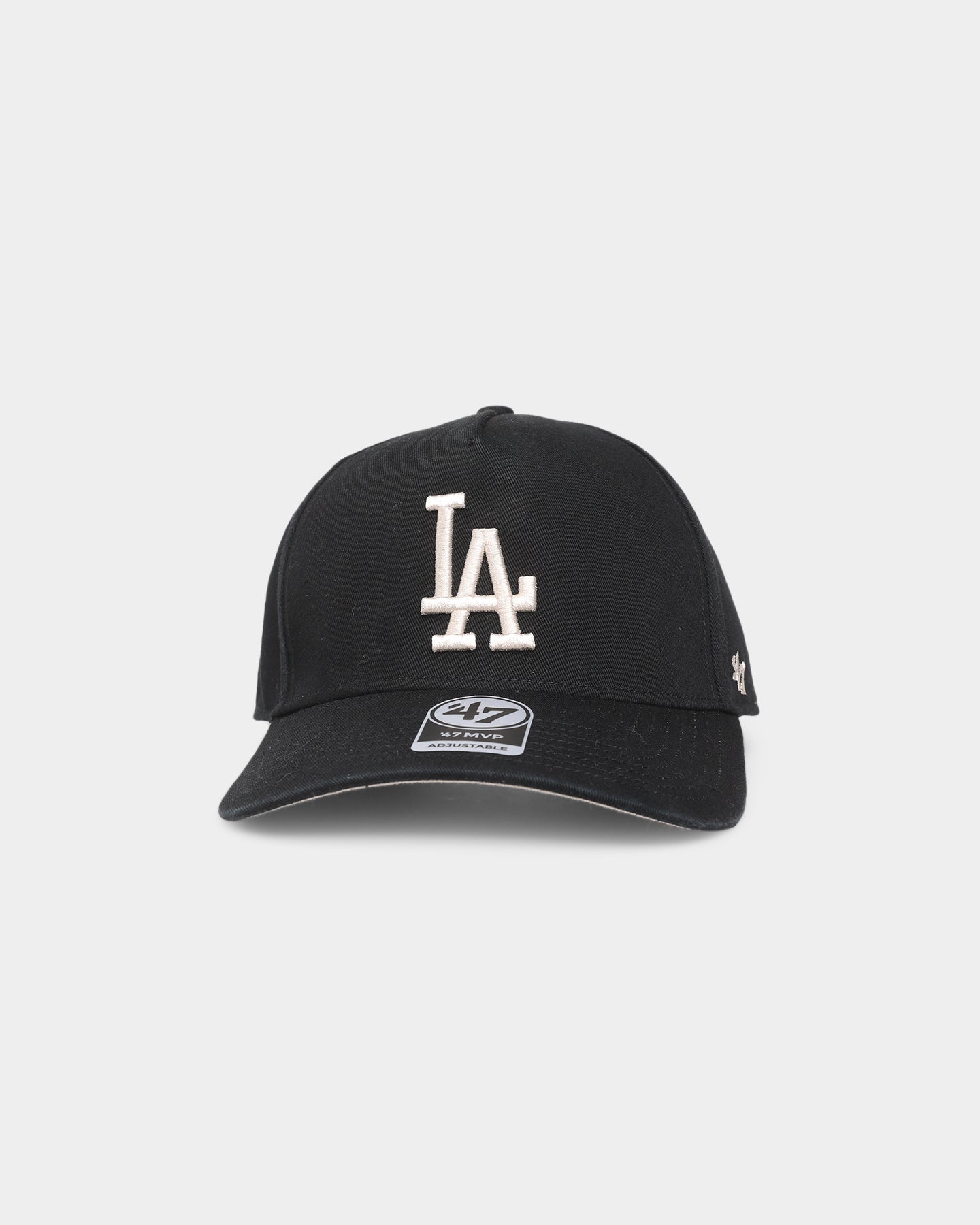 47 Brand Los Angeles Dodgers MVP Replica Snapback Hat - Black/Bone Adjustable Baseball Cap for Men & Women - Perfect for Game Day, Sports Events & Casual Wear