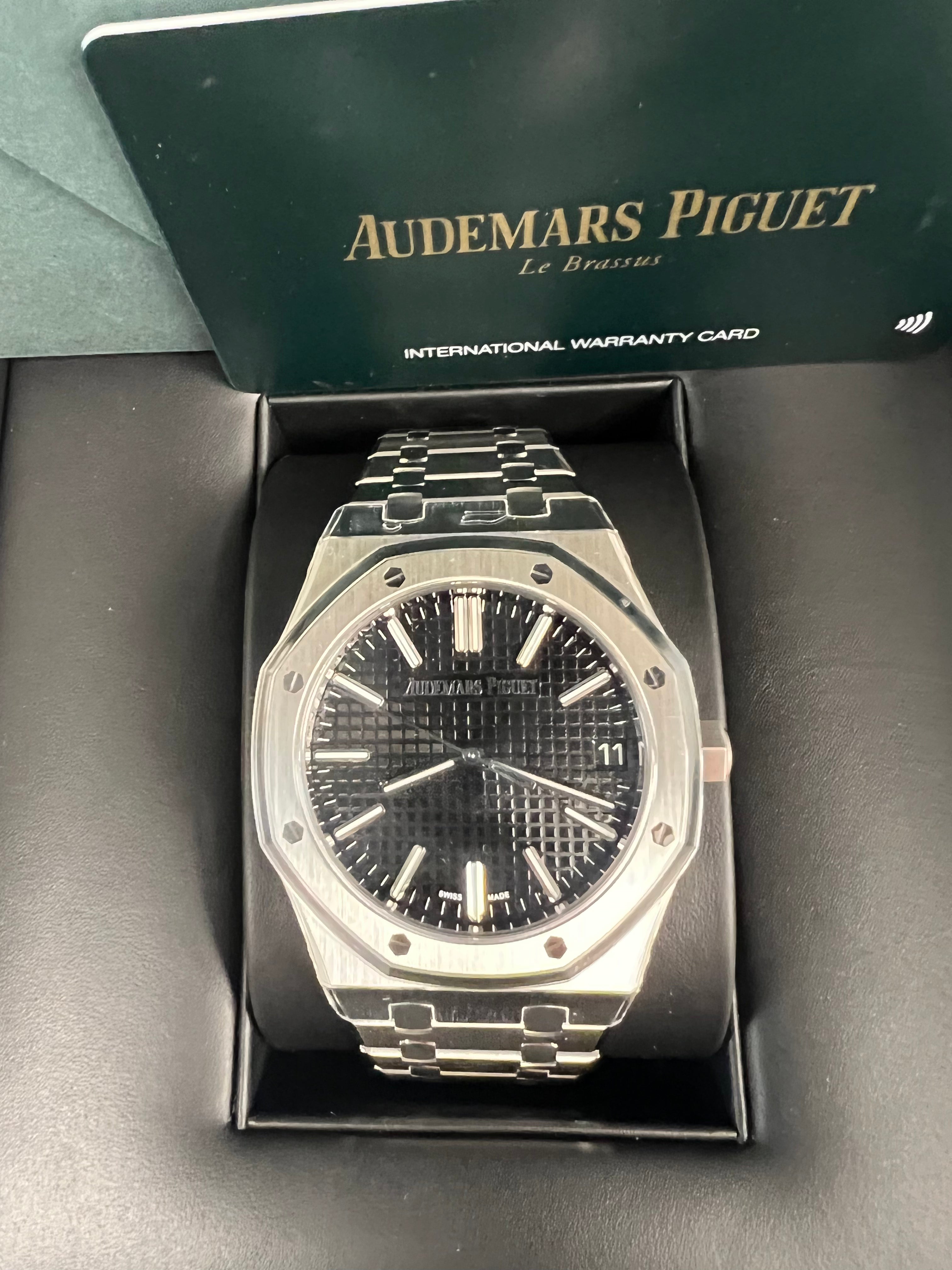 Audemars Piguet Royal Oak Selfwinding 50th Anniversary Watch - Black Dial 15510ST.OO.1320ST.02 - Luxury Men's Automatic Timepiece for Business & Special Occasions