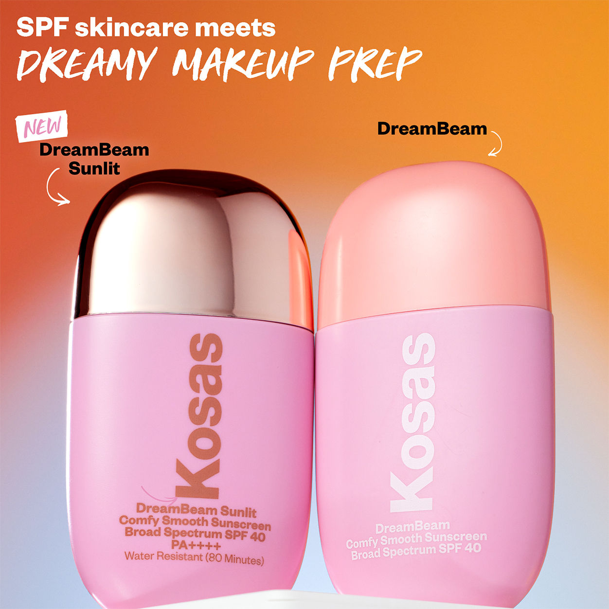 Dream Beam SPF 40 Sunscreen Lotion - Broad Spectrum UVA/UVB Protection, Water Resistant, Lightweight & Non-Greasy Formula for Face & Body | Perfect for Beach, Swimming & Outdoor Activities
