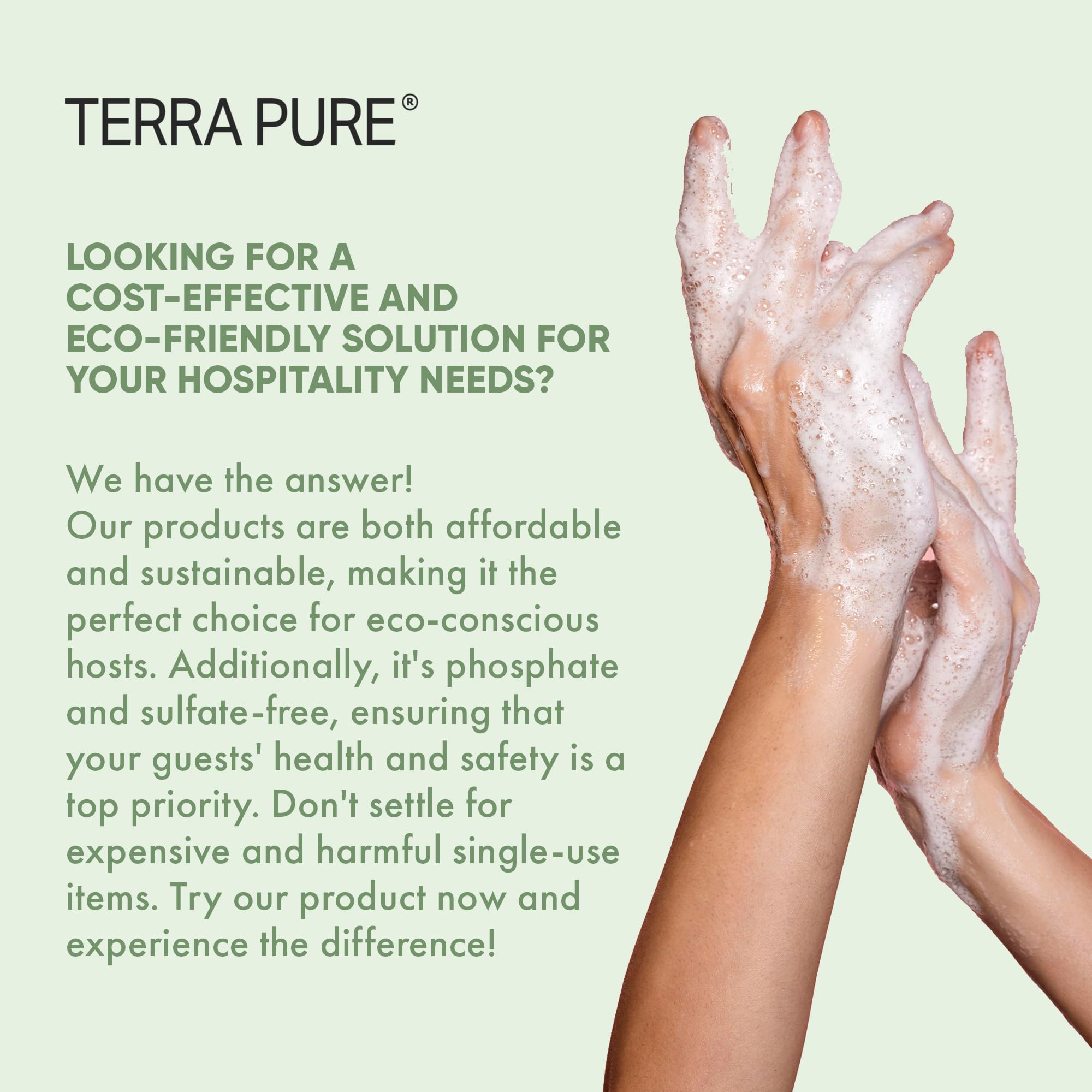 Terra Pure Hotel Body Wash & Hand Soap Refill - 1 Gallon Bulk Size for Soap Dispensers | Moisturizing & Gentle Cleansing | Ideal for Hotels, Spas, Gyms & Home Use
