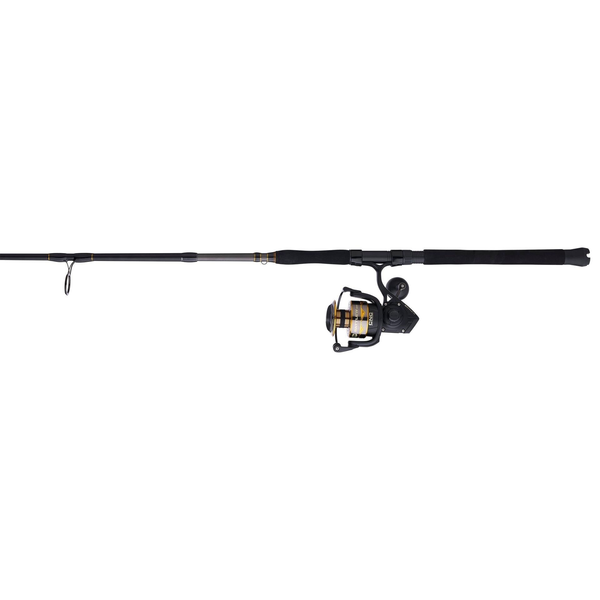 **Battle® IV Travel Spinning Rod & Reel Combo – Lightweight & Portable Fishing Gear for Saltwater & Freshwater – Perfect for Travel, Camping & Backpacking Adventures**