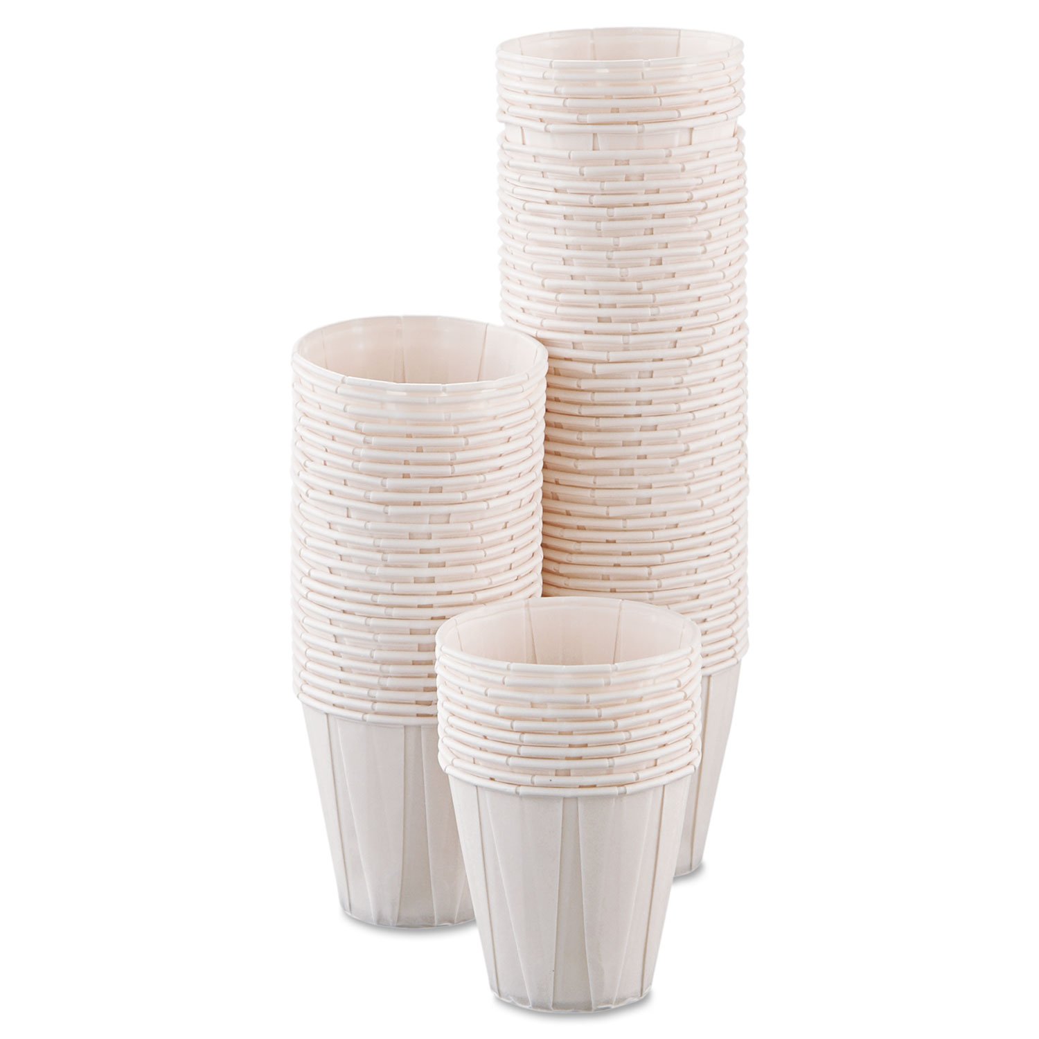 SOLO SCC450 3.5oz White Disposable Paper Cups - Medical & Dental Use - 100 Cups/Bag, 50 Bags/Carton - Perfect for Doctor Offices, Clinics & Hospitals