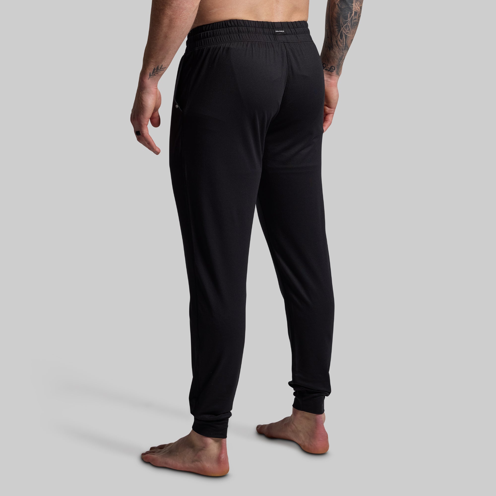 Men's Comfortable Jogger Pants 2.0 - Soft Lounge Pants for Relaxing at Home, Running Errands & Casual Wear (Black)