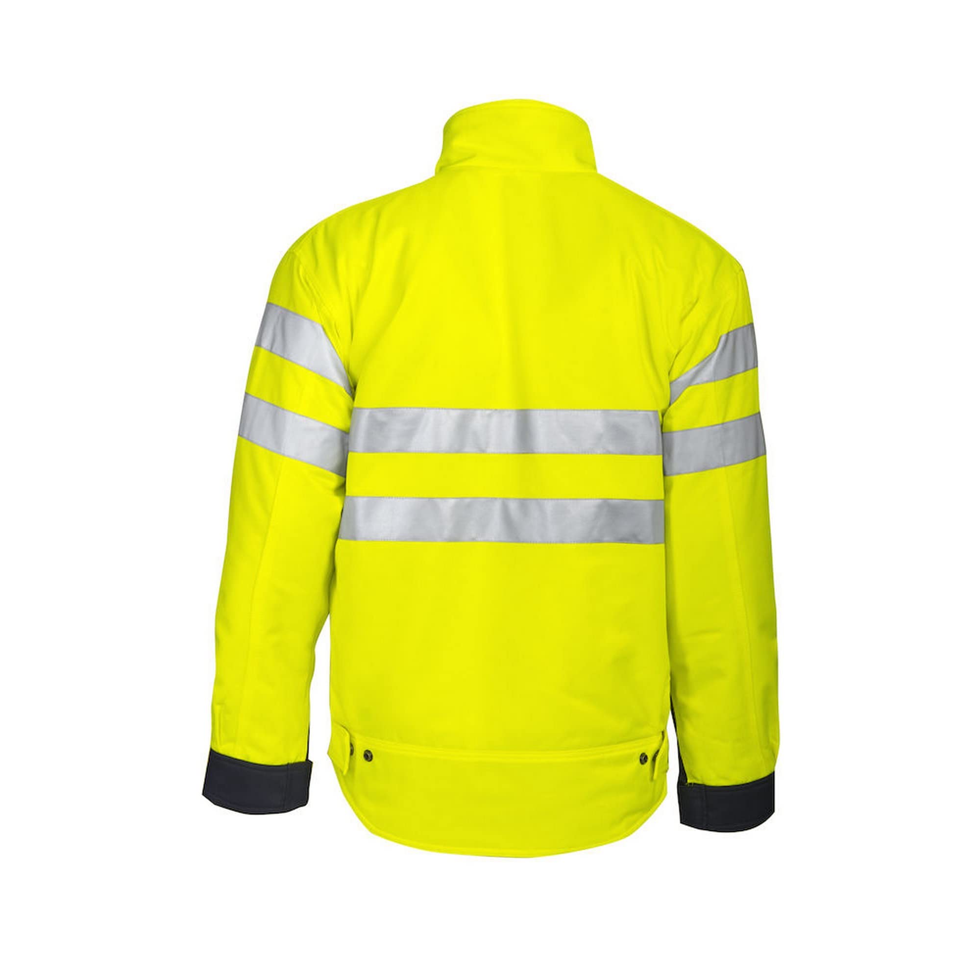 Men's Reflective Running Jacket - High Visibility Safety Windbreaker for Night Jogging, Cycling & Outdoor Activities