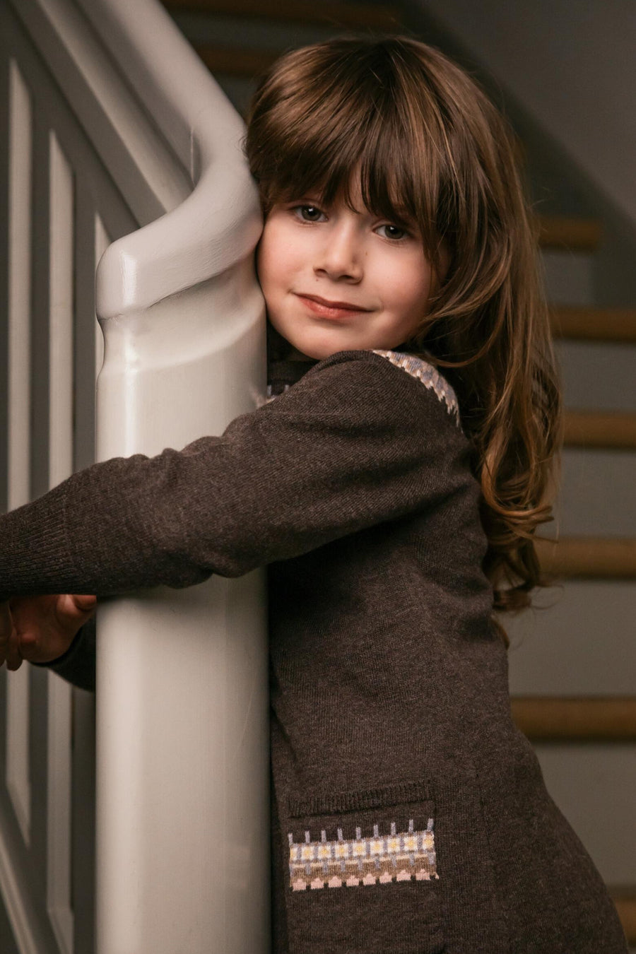 MarMar Copenhagen Dante Girls Dress - Rose Brown Mix | Stylish & Comfortable Kids Outfit for Parties, School & Everyday Wear