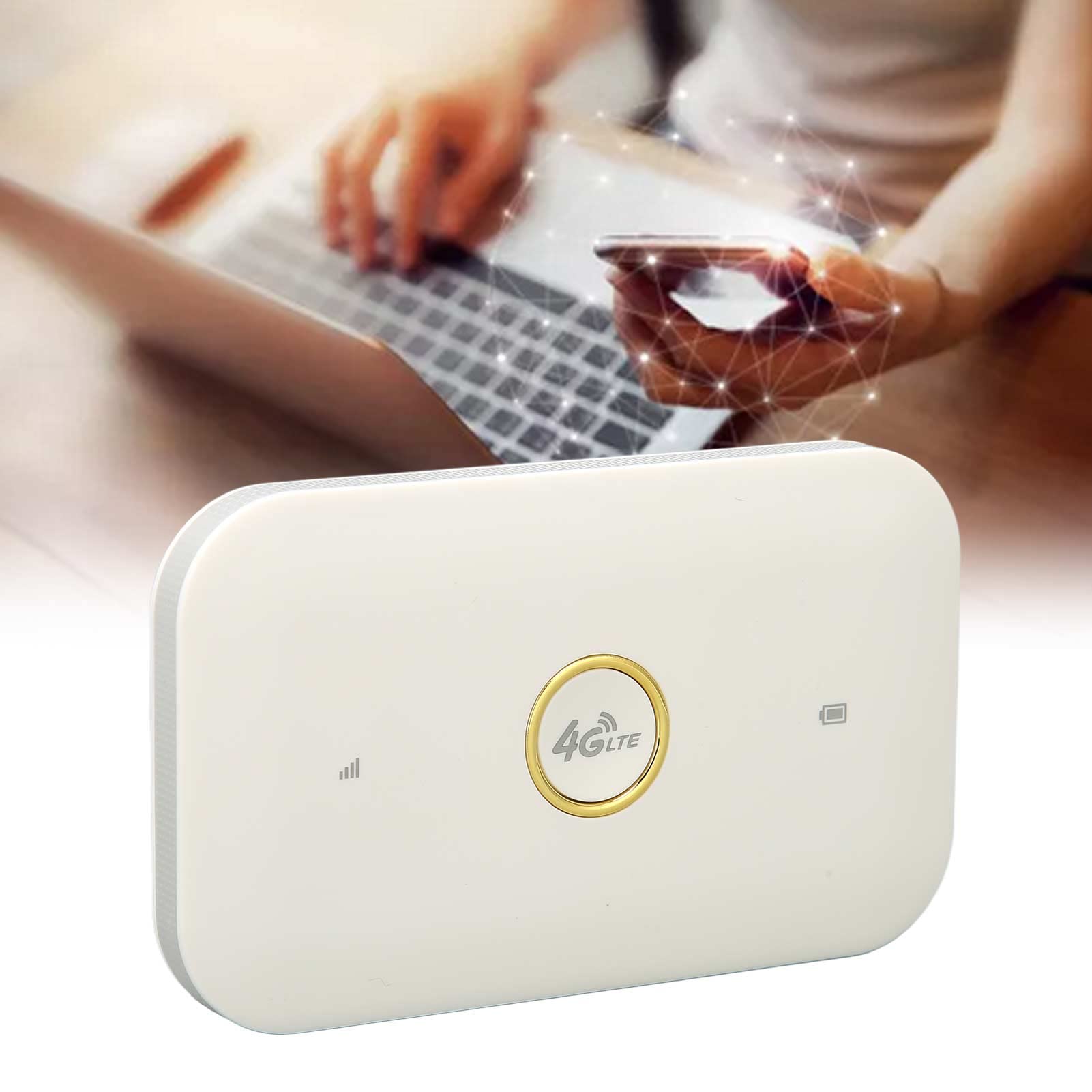 4G LTE Mobile Hotspot WiFi Router - 150Mbps High Speed Portable WiFi for Travel, Work & Remote Offices | Supports 12 Devices | Includes Charging Cable | Stay Connected Anywhere