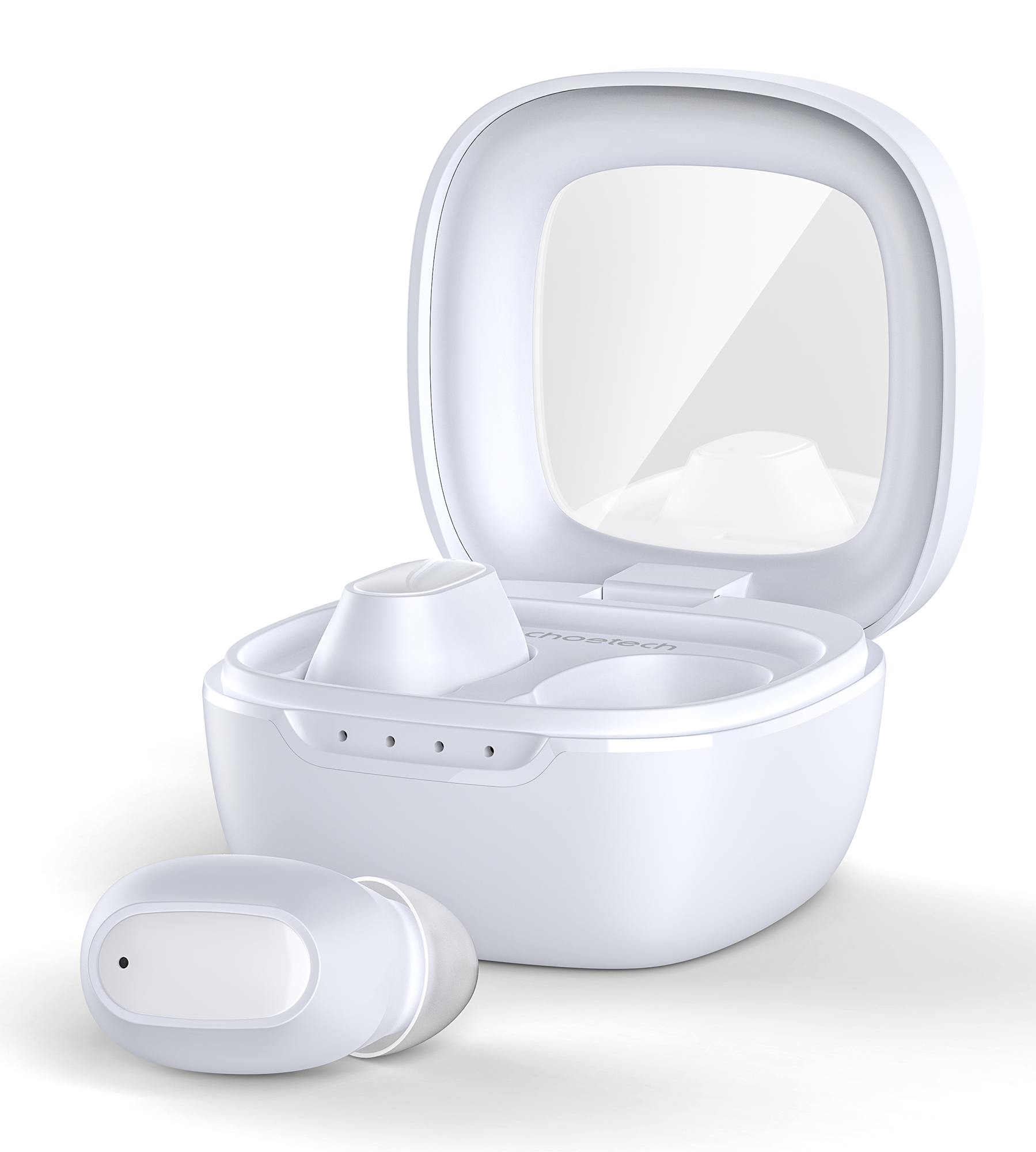 Choetech MEMS Mic V5.3 Mini Bean TWS Wireless Earbuds - Noise Cancelling Bluetooth Earphones for Running, Workouts & Travel