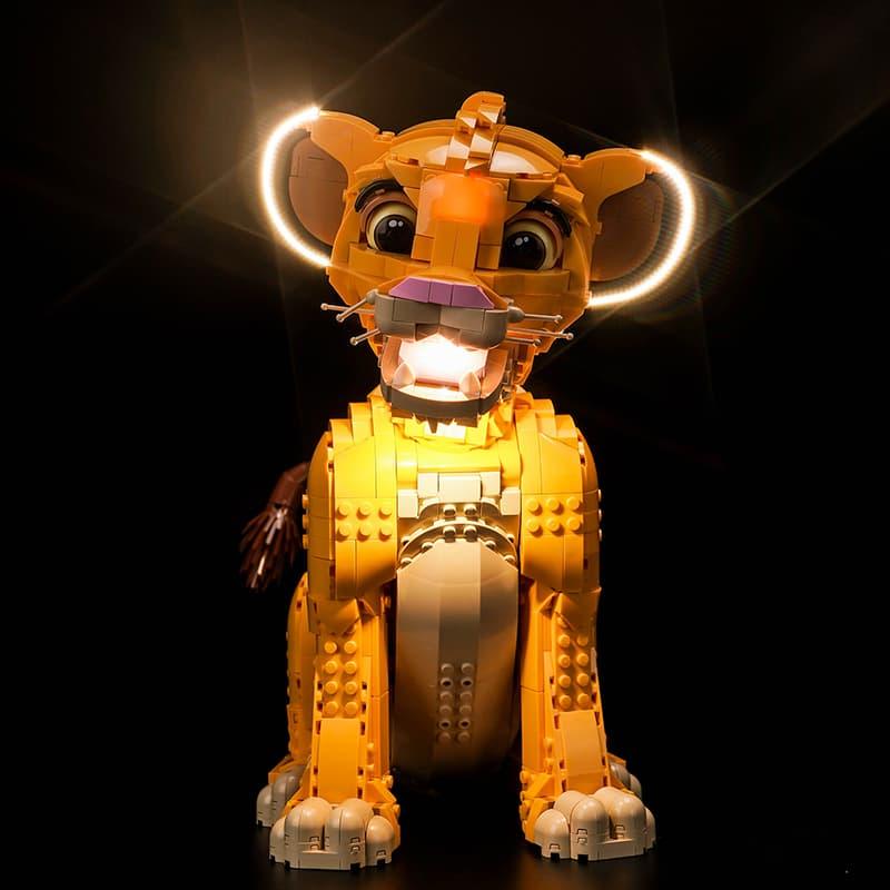 LEGO Disney Young Simba the Lion King 43247 Light Kit - LED Building Blocks Lighting Set for LEGO Models - Perfect for Night Display & Home Decoration
