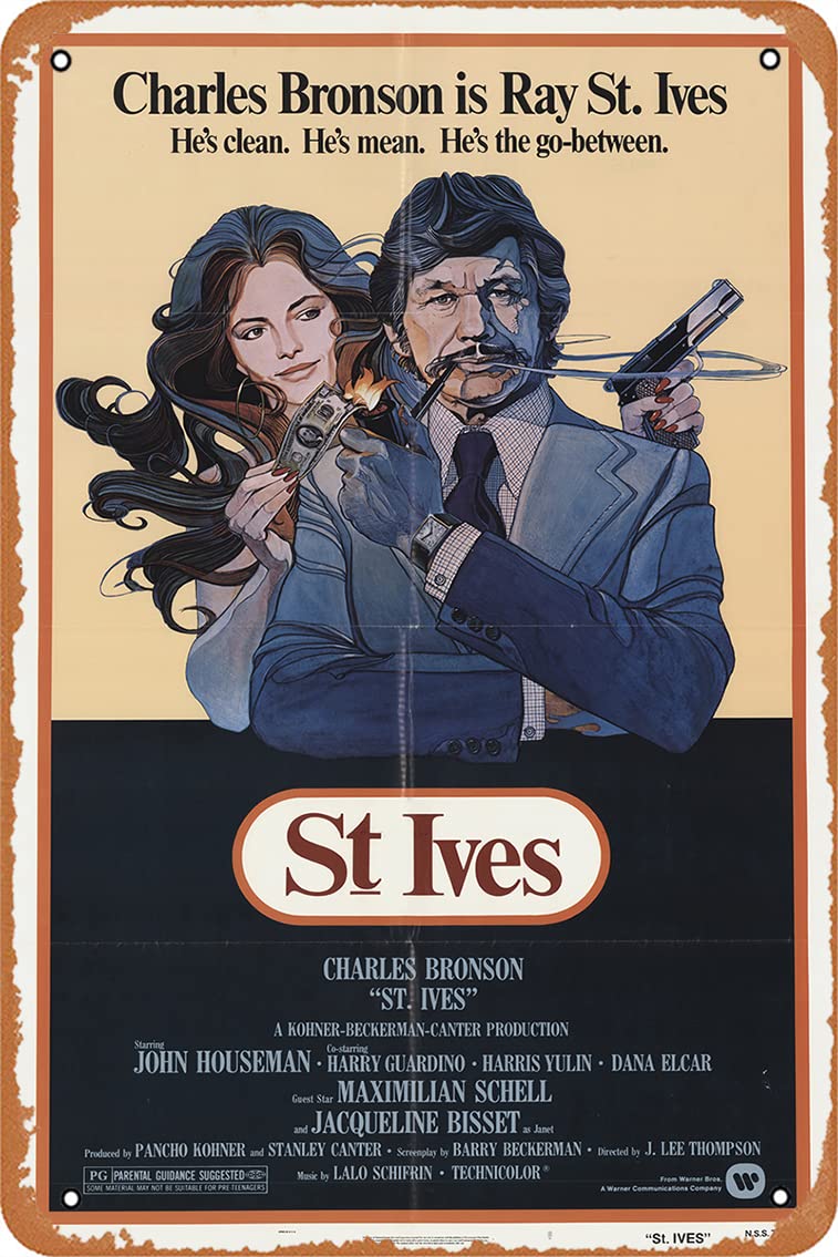 St. Ives (1976) Vintage Retro Tin Sign - 8 x 12 Inches Wall Decor for Office, Bar, Cafe & Home - Perfect for Adding Rustic Charm to Your Space