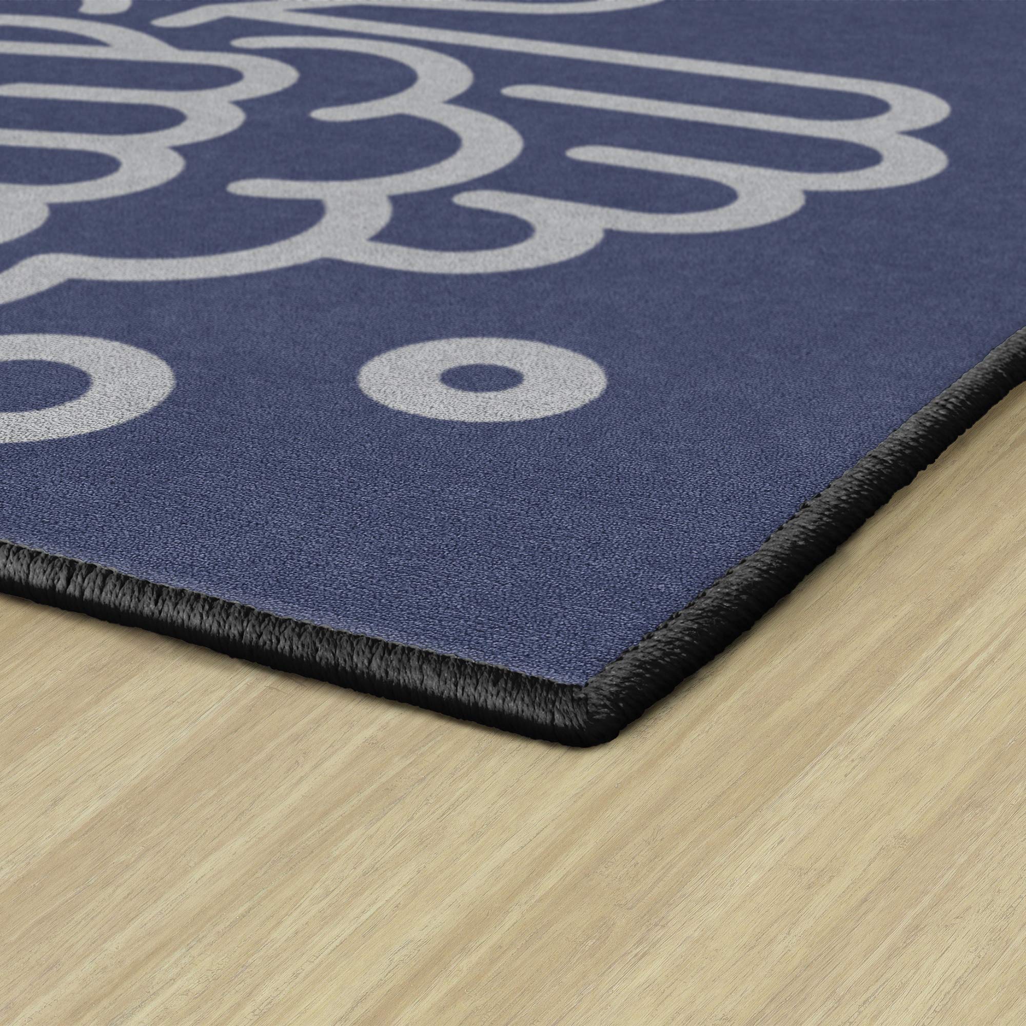 Sprogs Students Hand Wash Washable Rug 5x8 Feet - Soft Non-Slip Kids Rug for Dorm Room, Bedroom & Play Area - Machine Washable Floor Mat for College Students & Teens