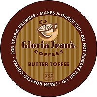 Premium Butter Toffee Flavored Coffee K-Cups - 96 Count Carton | Rich & Creamy Blend for Keurig Brewers | Perfect for Office, Home & Gifting