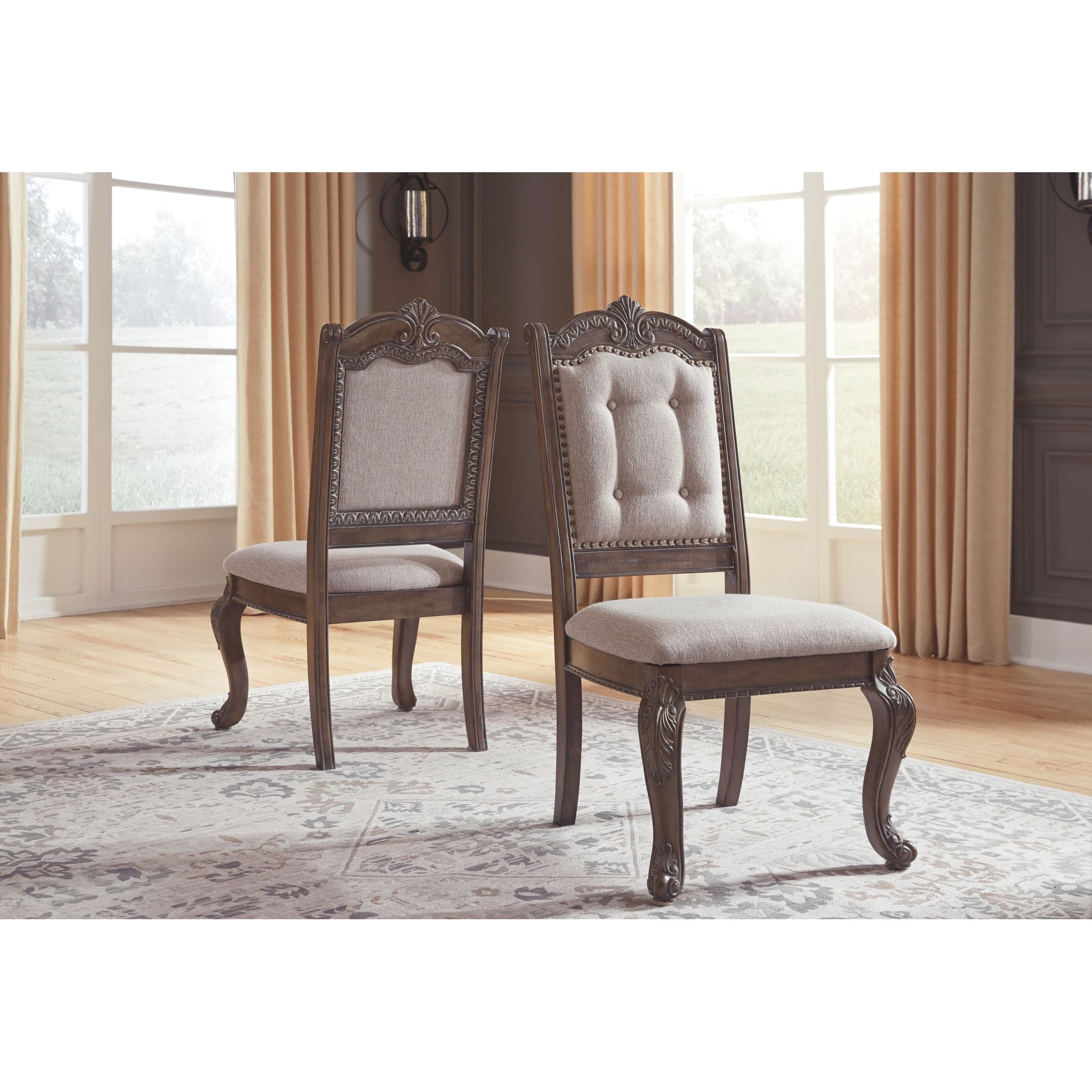 Charmond Side Chair - Modern Accent Dining Chair with Wooden Legs for Kitchen, Living Room & Office - Comfortable & Stylish Home Decor