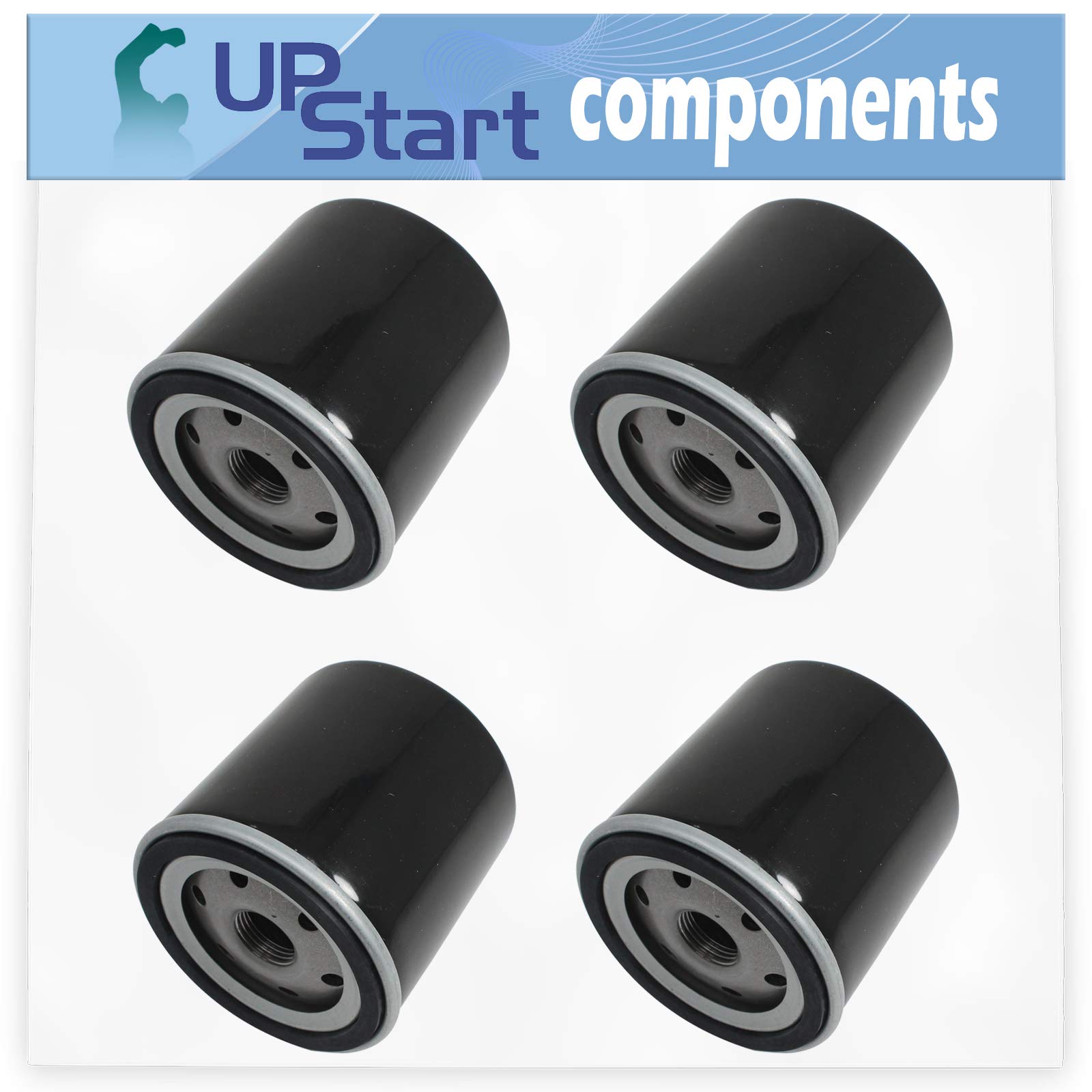 UpStart Components 4-Pack 491056 Oil Filter Replacement for Toro 71192 (5900001-5999999)(1995) Lawn Tractor - Compatible with 52 050 02-S AM101207 - High Performance Engine Protection for Lawn Mowers & Garden Tractors