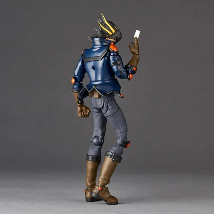Amazing Yamaguchi Revoltech Action Figure Yusei Fudo NR036 - Highly Poseable Anime Collectible for Display & Photography