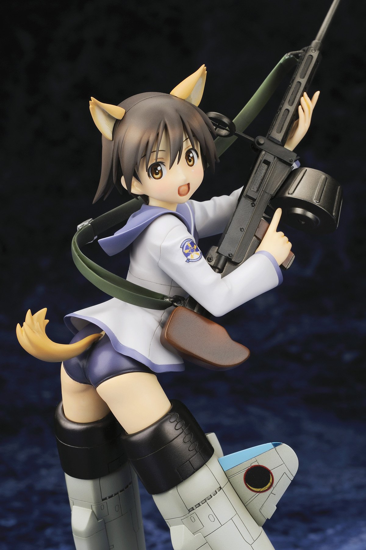 Strike Witches Yoshika Miyafuji 1/8 Scale PVC Anime Figure - Collectible Japanese Anime Character Model for Display & Gift