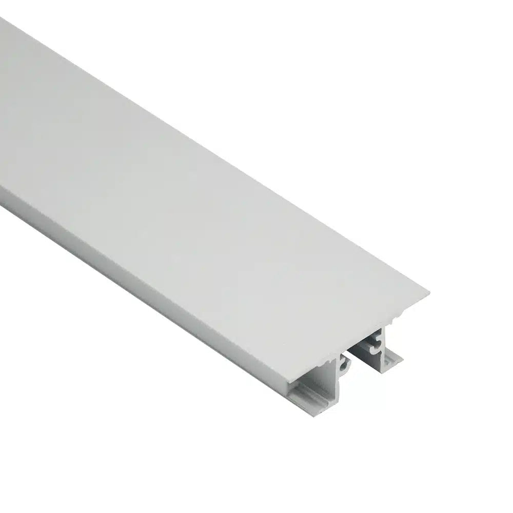 8 ft Aluminum LED Strip Light Channel - AP69D Up/Down Rectangular Rail for Indoor/Outdoor Lighting (10 Pack) - Perfect for Kitchen, Cabinet, and Staircase Accent Lighting