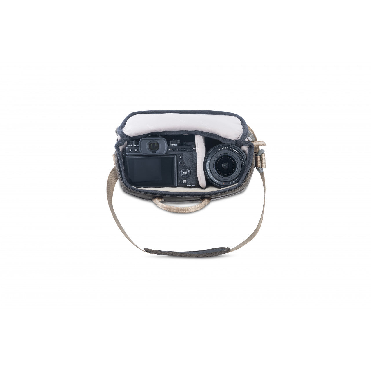 VEO GO 24M KG Professional Shoulder Camera Bag for DSLR & Mirrorless Cameras - Waterproof Khaki Green - Perfect for Travel, Hiking & Outdoor Photography