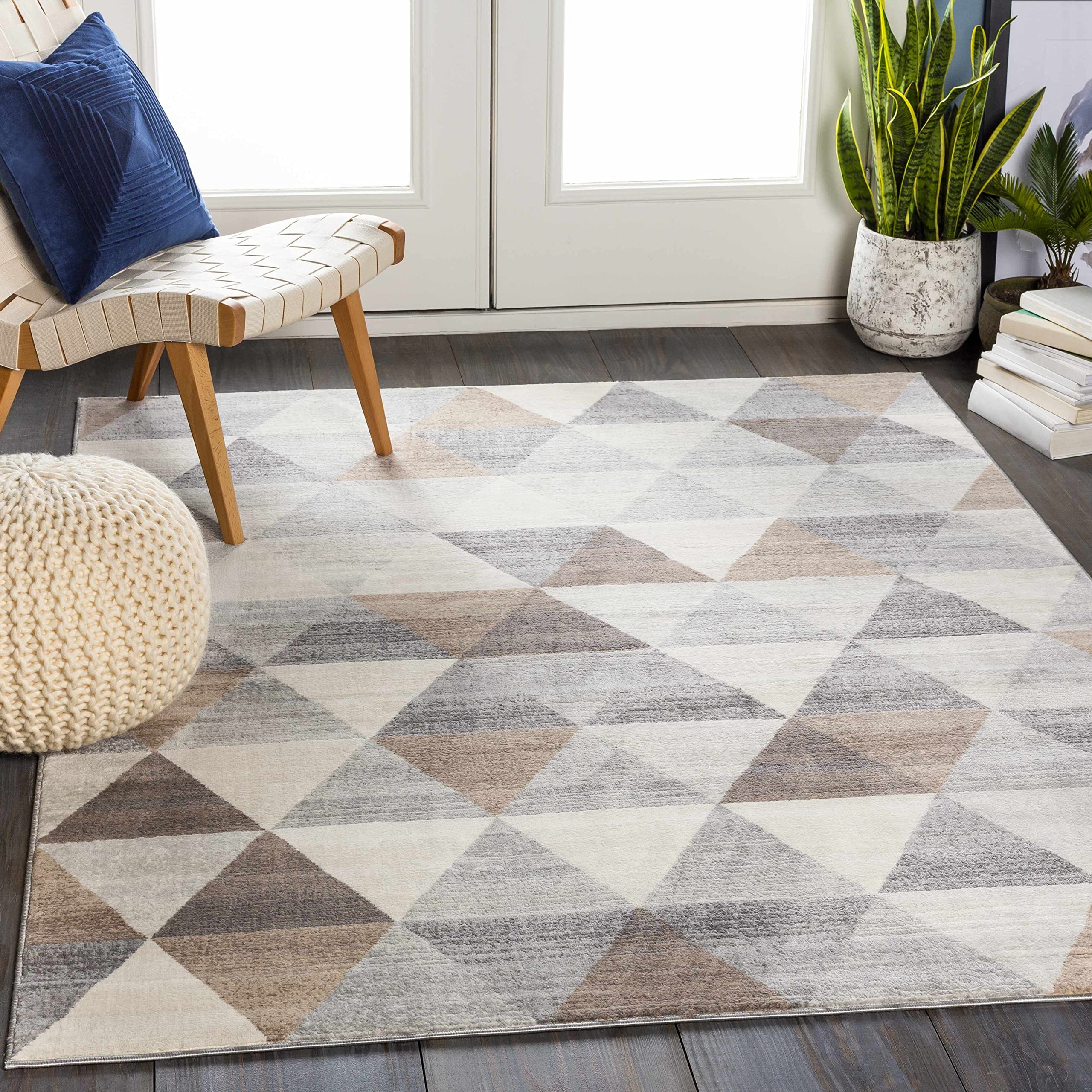 Modern Gray Hauteloom Area Rug 7'10