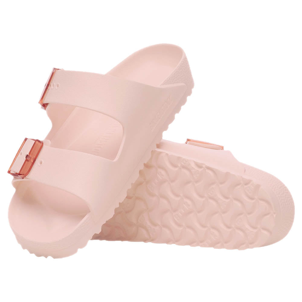 Birkenstock Unisex Arizona Stealth Buckle EVA Sandals - Narrow Fit - Light Rose Color | Comfortable & Lightweight for Beach, Pool, and Casual Wear