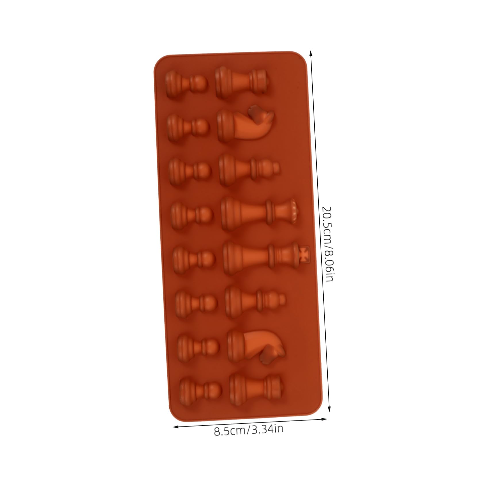 16-Piece Silicone Chess Molds for Resin, Chocolate, Soap, Baking - 3D Chess Shape Ice Cube & Cake Molds - Perfect for DIY Crafts, Party Decor, and Unique Gifts