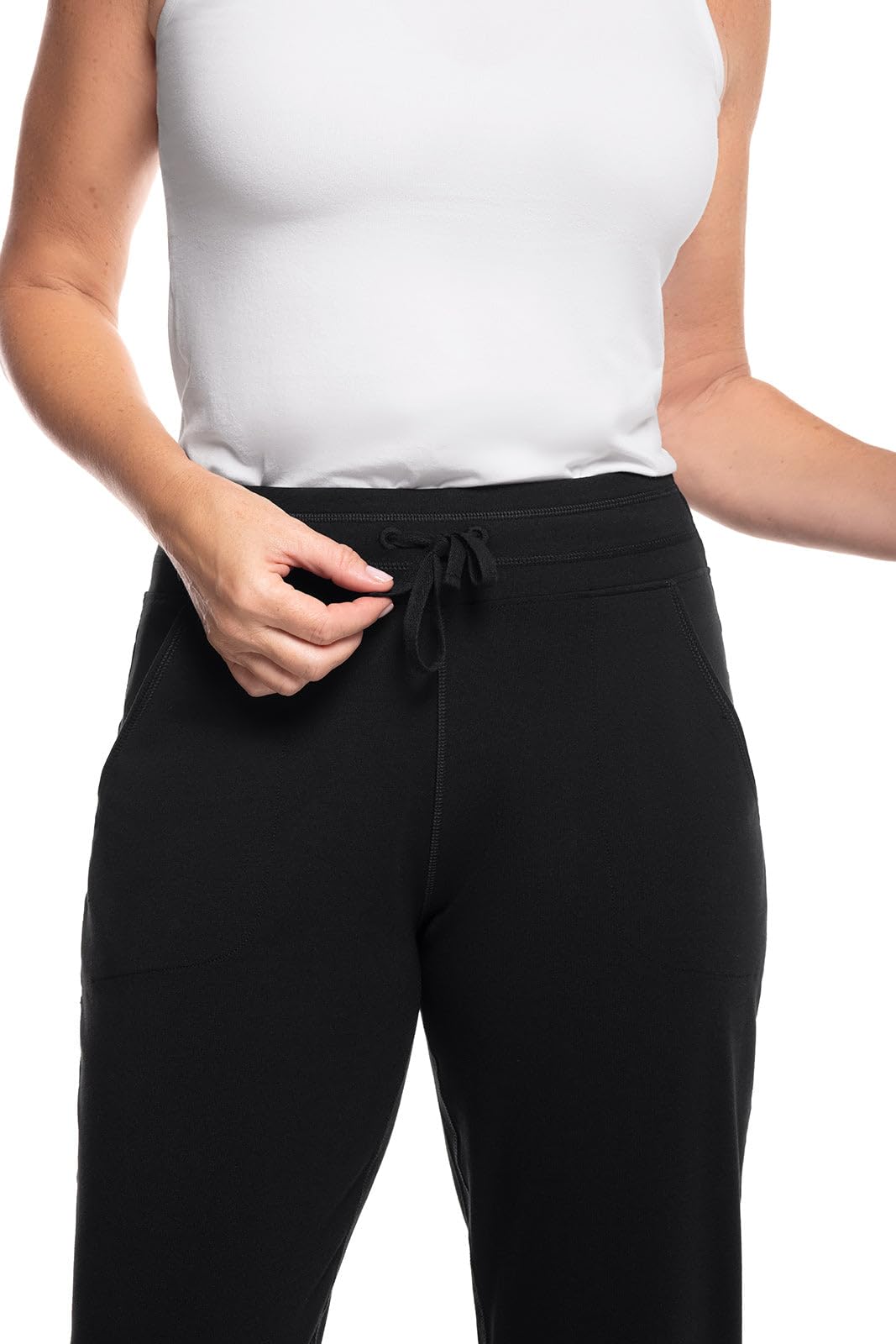 Coolibar UPF 50+ Women's Sun Protective Maho Weekend Pants - Lightweight Travel & Beach Pants for Hiking, Yoga, and Outdoor Activities
