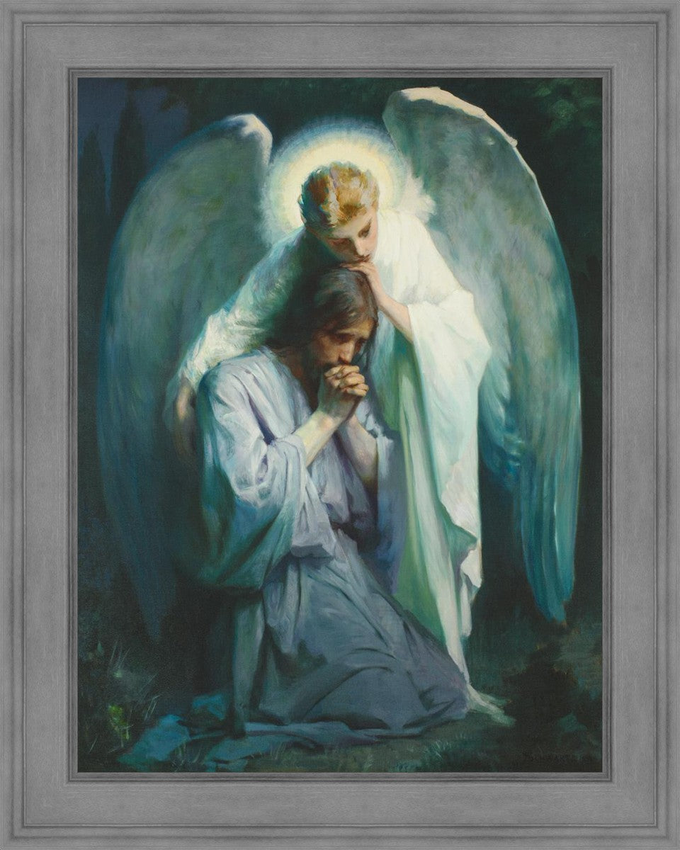 Agony in the Garden - Religious Art Print - Biblical Wall Decor for Home, Church & Office - Jesus Christ Prayer Scene - Christian Gift Idea