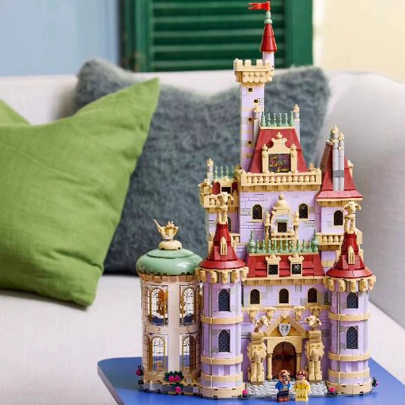 2916-Piece Beauty and the Beast LEGO Castle Building Set - Disney Princess Collection for Kids & Adults - Perfect for Birthday Gifts, Home Decor, and Collector's Display
