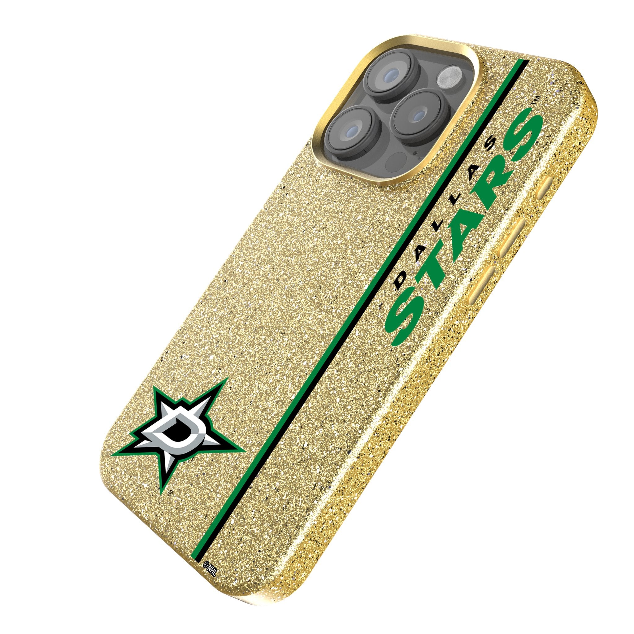 Dallas Stars Rhinestone Glitter Phone Case for iPhone & Samsung - Stylish & Protective Hockey Fan Accessory for Games & Daily Use