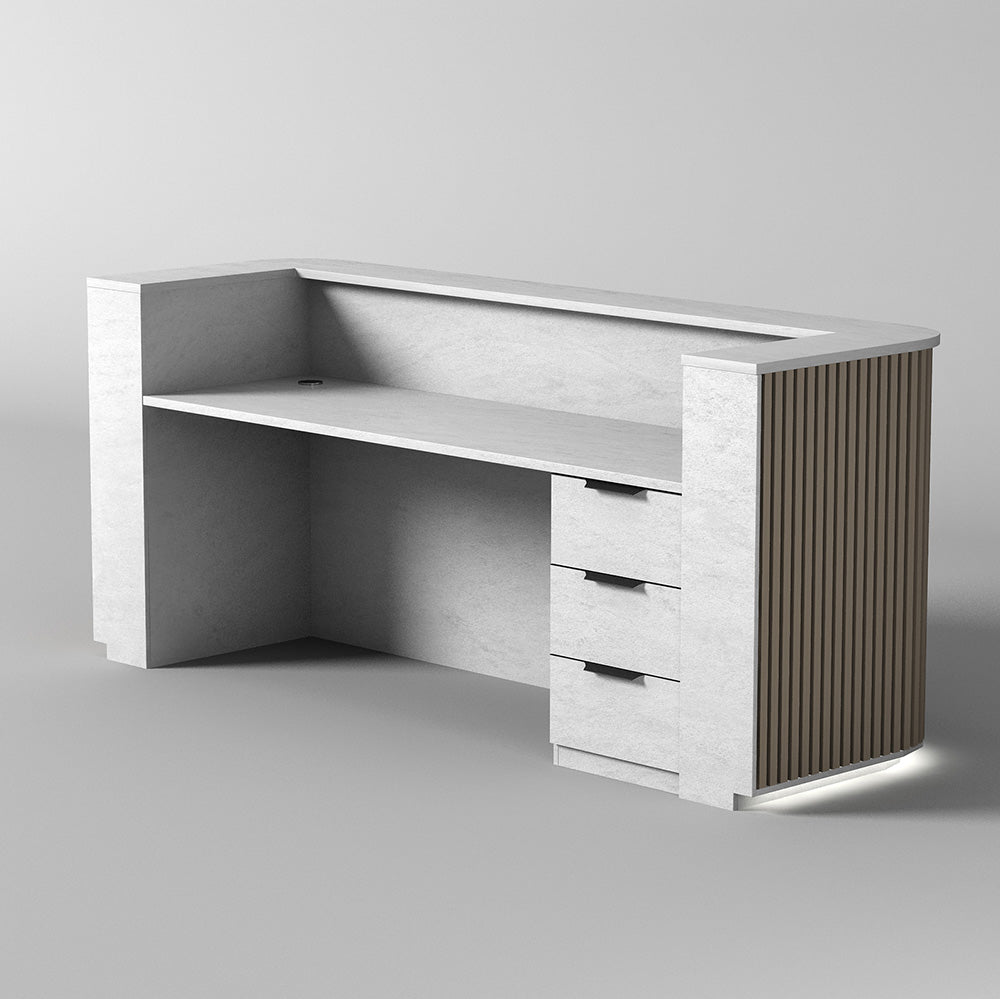 HALO White Drawer Filing Pedestal Cabinet - Office Storage Organizer for Files, Documents & Supplies | Perfect for Home Office, Workspace & Business Use