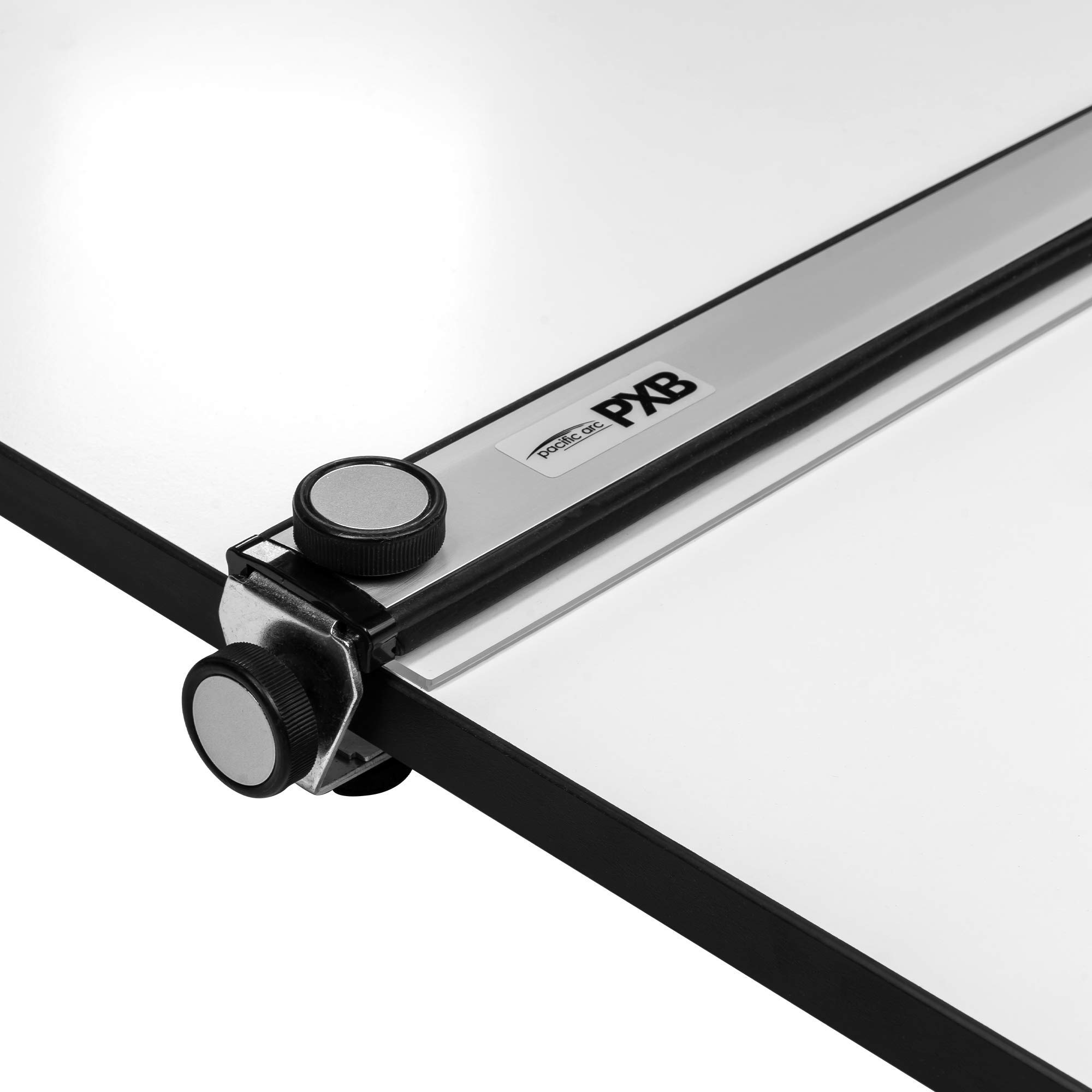 Pacific Arc PXB 23x31 Inch White Table Top Drawing Board with Parallel Bar - Perfect for Architects, Engineers, and Drafting Professionals