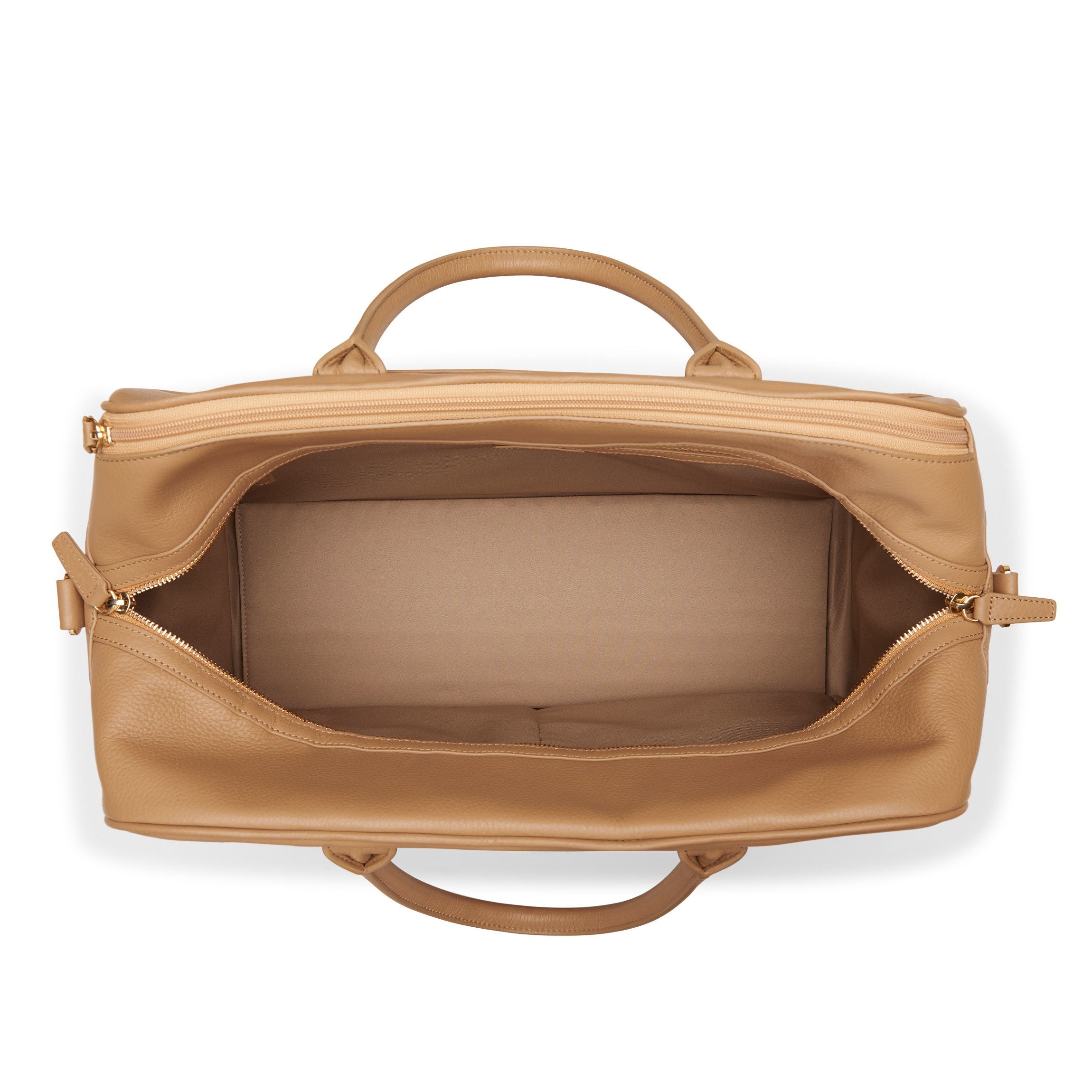 Harwood Weekender Duffle Bag in Camel Brown - Stylish Travel Duffel for Weekend Getaways, Gym & Overnight Trips
