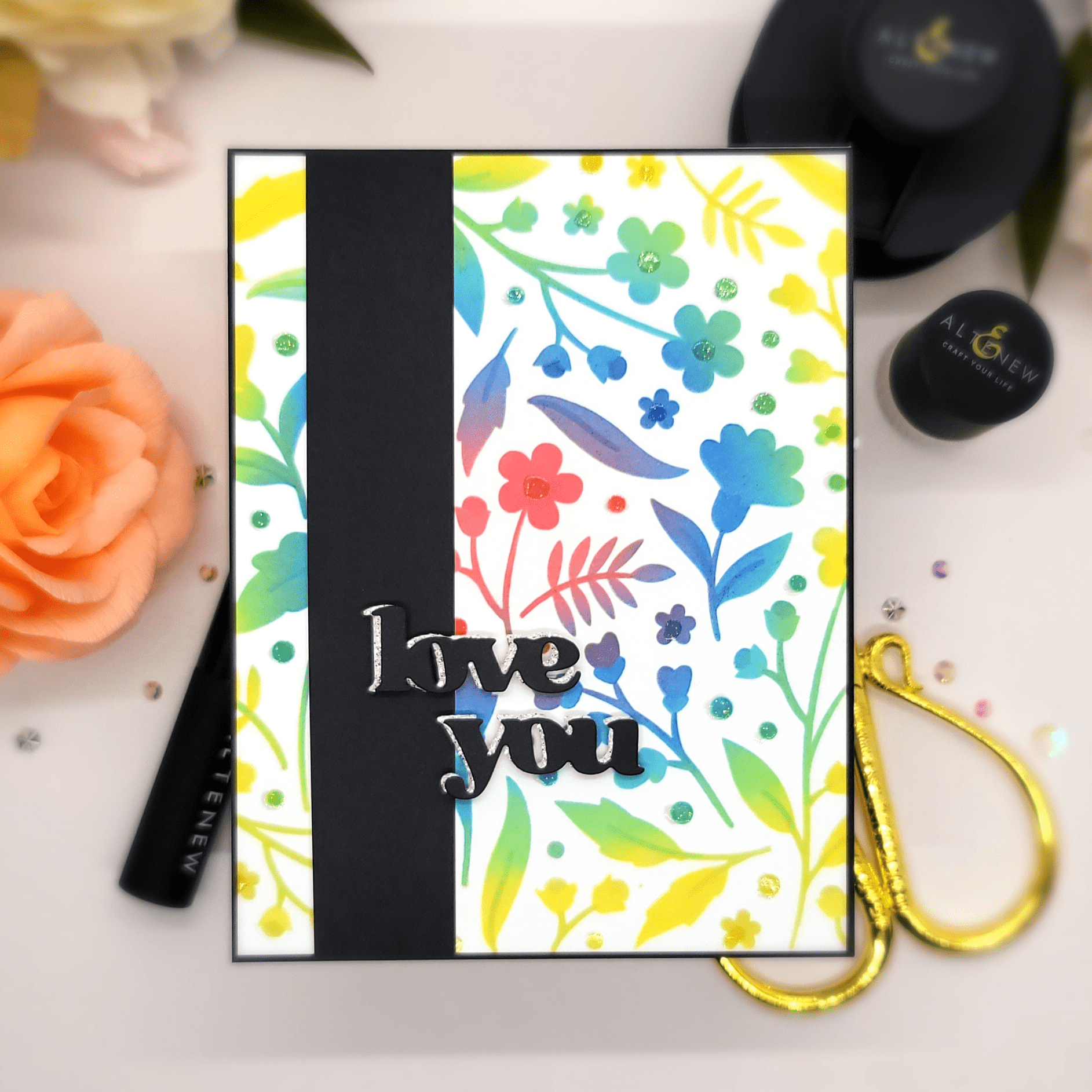 Layering Stencils for DIY Crafting - Premium Reusable Templates for Scrapbooking, Card Making & Home Decor Projects