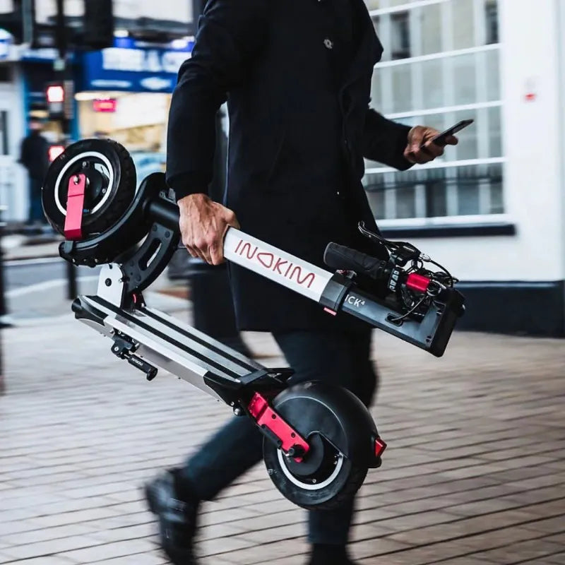 Inokim Quick 4 Electric Scooter - Lightweight Foldable Commuter Scooter with Long Battery Life - Perfect for Urban Commuting & Last-Mile Transportation