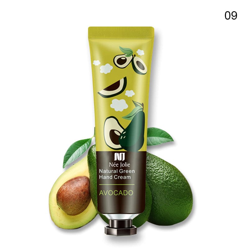 NEE JOLIE Natural Green Hand Cream - Organic Moisturizing & Nourishing for Dry Skin - Perfect for Daily Hydration & Gift Giving