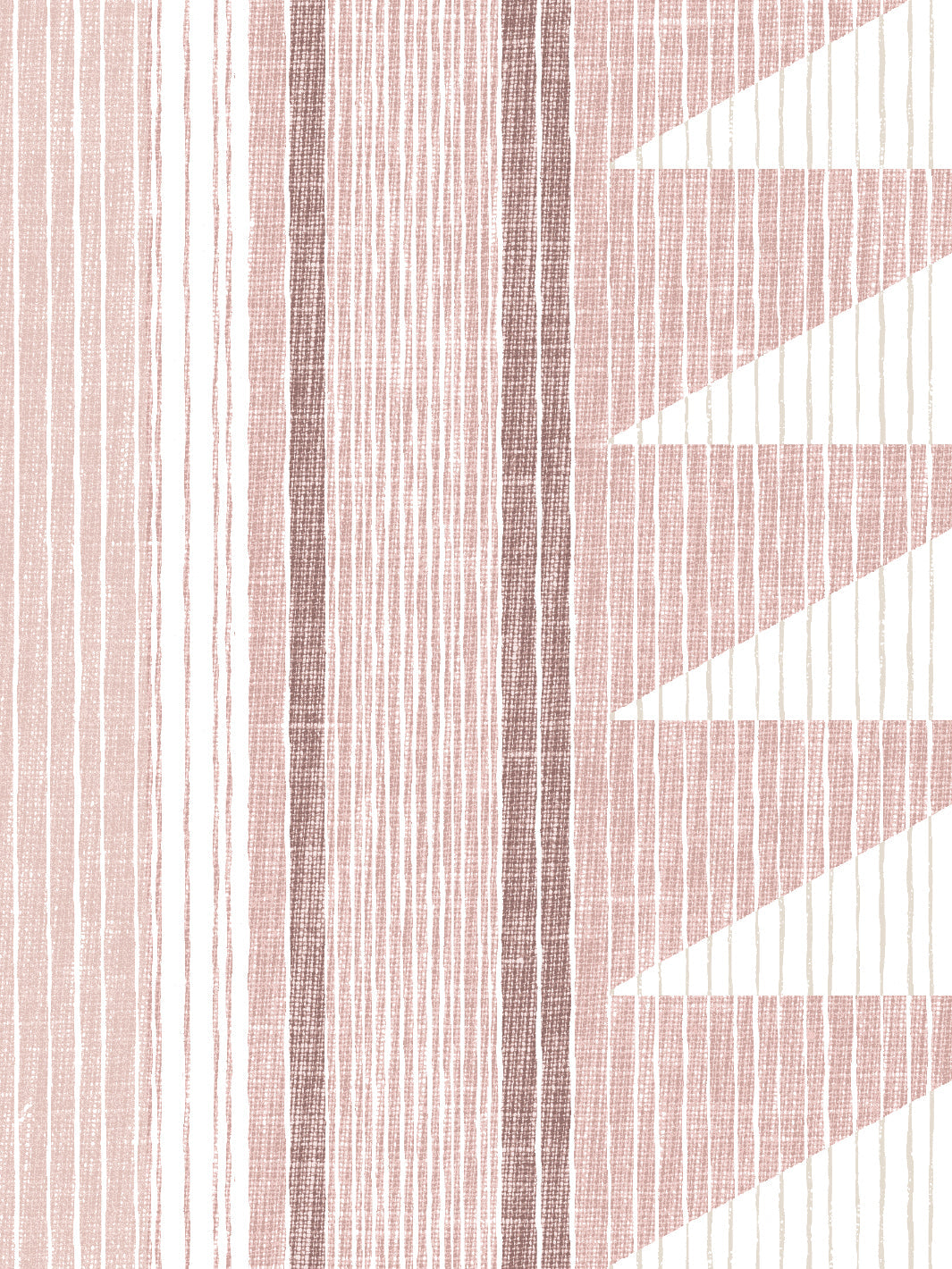 Nathan Turner Edwin Stripe Wallpaper - Pink Floral Peel & Stick Wallpaper for Bedroom, Living Room, Nursery Decor