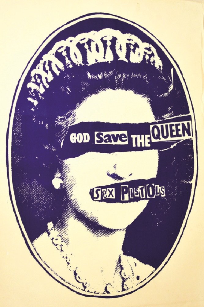 Sex Pistols Punk Rock Concert Poster - Wood Framed Fine Art Print for Home & Office Decor | Vintage Music Wall Art for Living Room, Bedroom, Bar