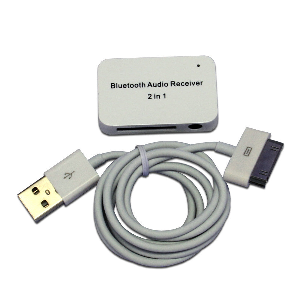Wireless Bluetooth Audio Receiver for iPhone iPad iPod - 3.5mm Jack Stereo Music Adapter | Perfect for Car, Home & Travel Use