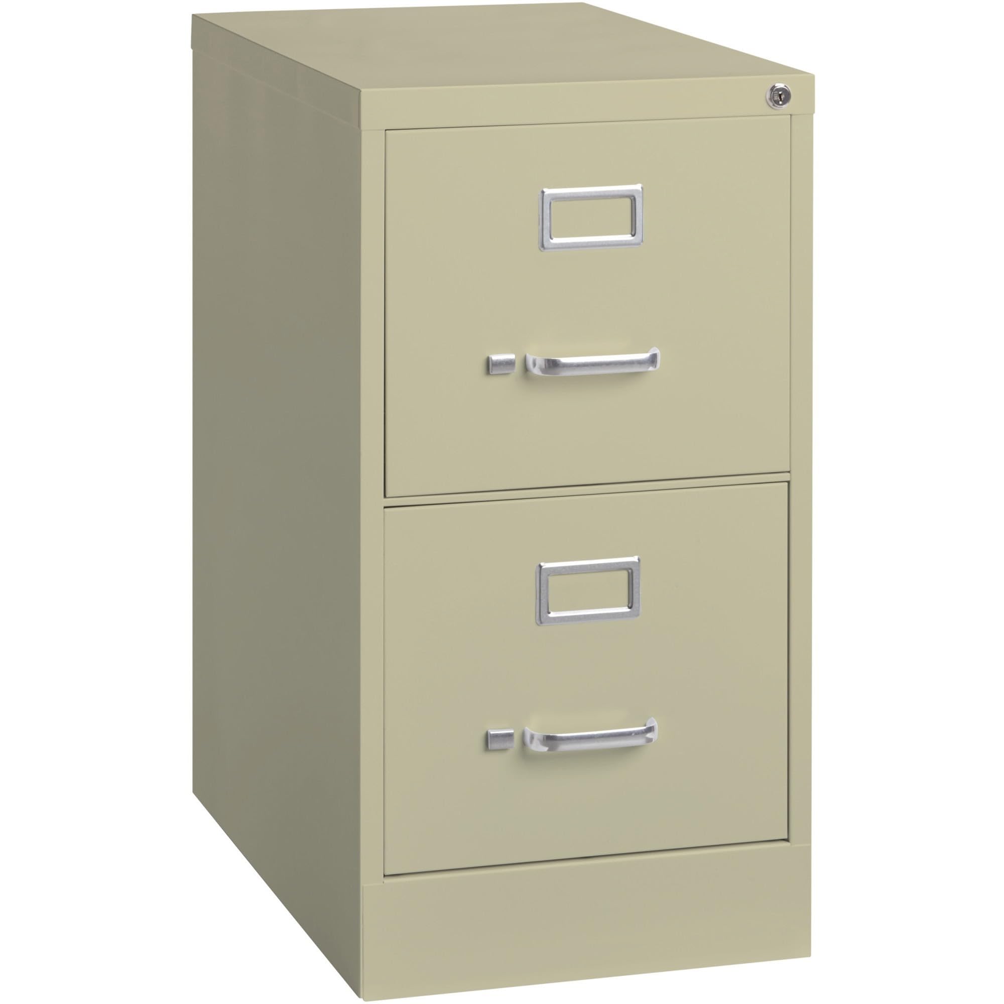 Lorell LLR42290 2-Drawer Vertical File Cabinet - 15