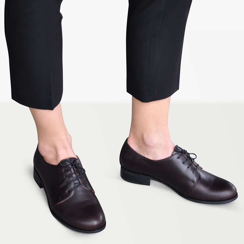 Hendrick Men's Casual Derby Shoes - Comfortable Leather Loafers for Business & Everyday Wear - Perfect for Office, Travel & Smart Casual Outfits