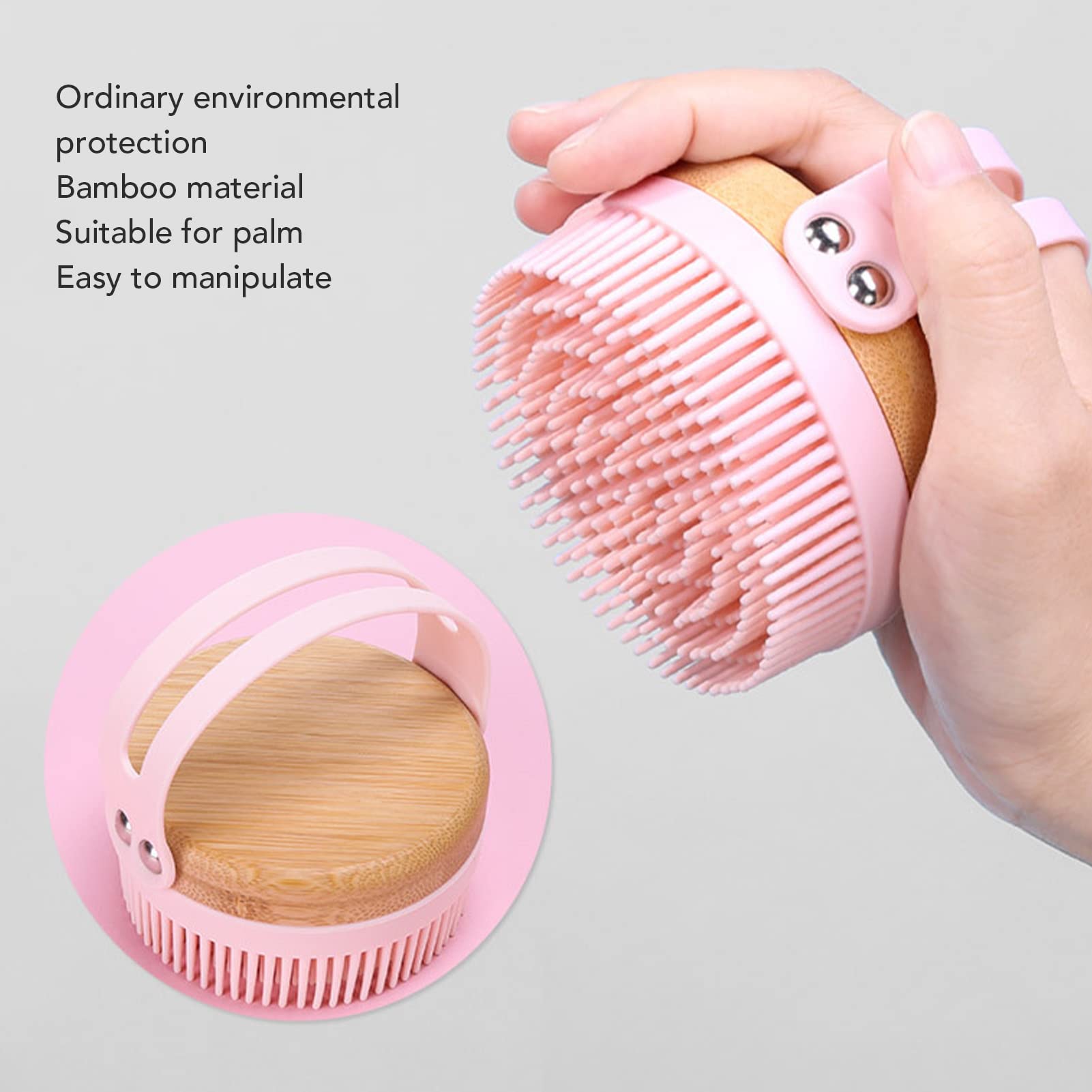 Silicone Body Scrubber & Scalp Massager - Exfoliating Shower Brush for All Skin Types | Bath & Spa Essential