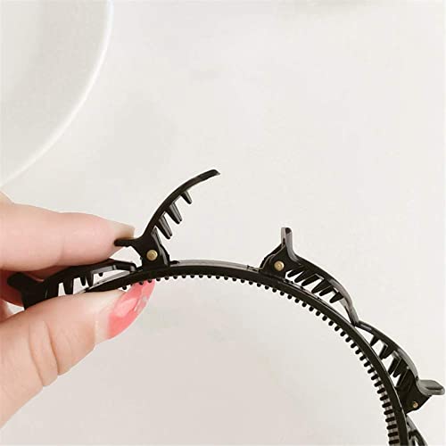Belicia Hair Accessories for Women & Girls - 2 Pack Double Prong Alligator Clips & Barrettes for Thin or Thick Hair - Perfect for Makeup, Washing Face, Yoga, Workouts & Everyday Hairstyling